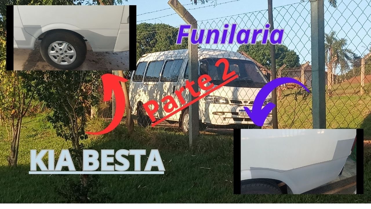(DIY)Continuação da Funilaria na KIA BESTA(muita massa retirada)