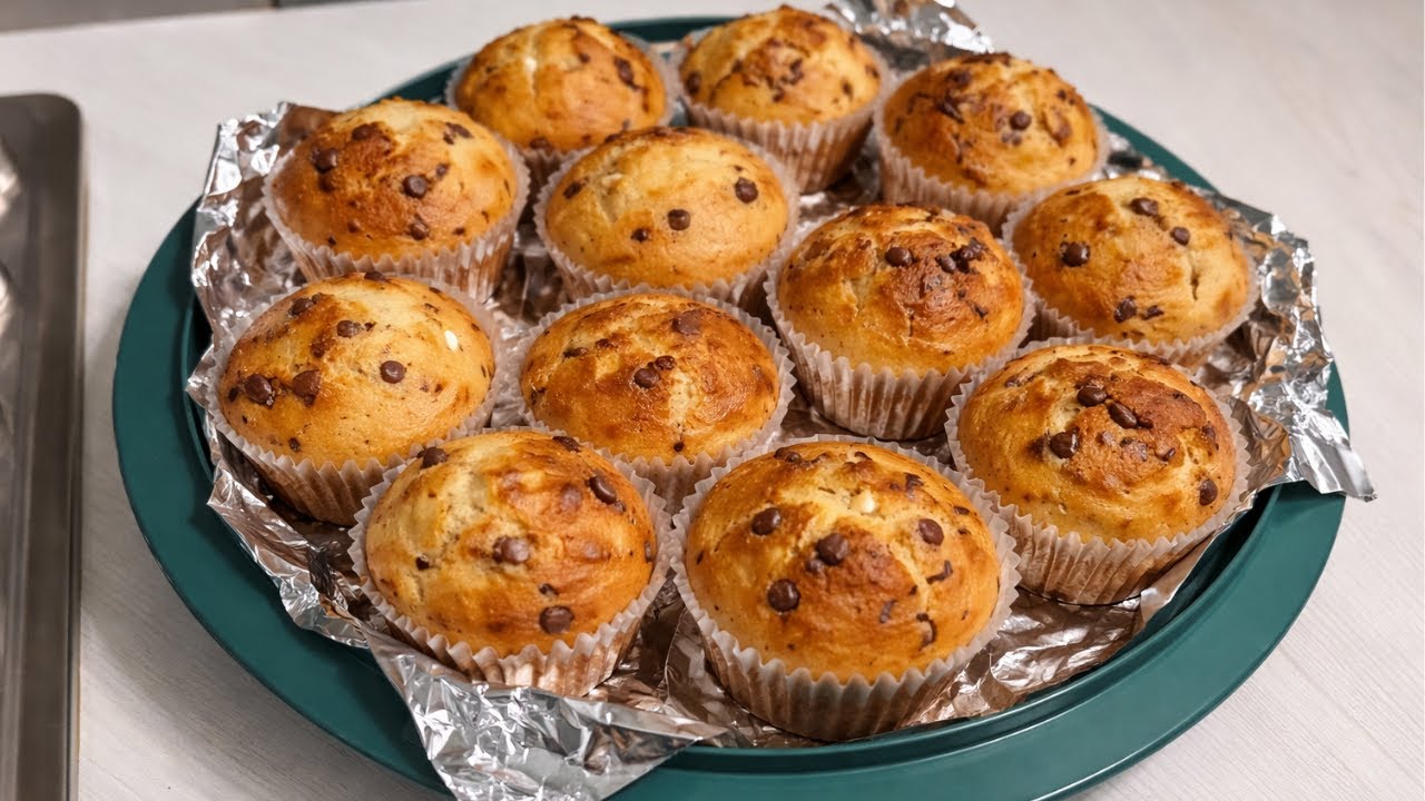 Soft & Fluffy Chocolate Chip Muffins 🧁 | Easy Bakery-Style Muffins at Home | Magic of Zaika