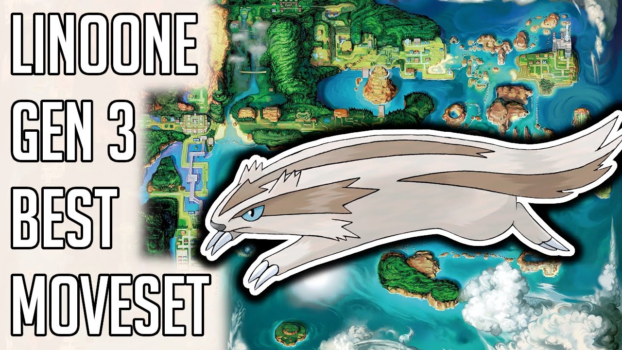 Linoone Gen 3 Best Moveset - Linoone Best Moveset Moves Pokemon Emerald Ruby Sapphire Red Green