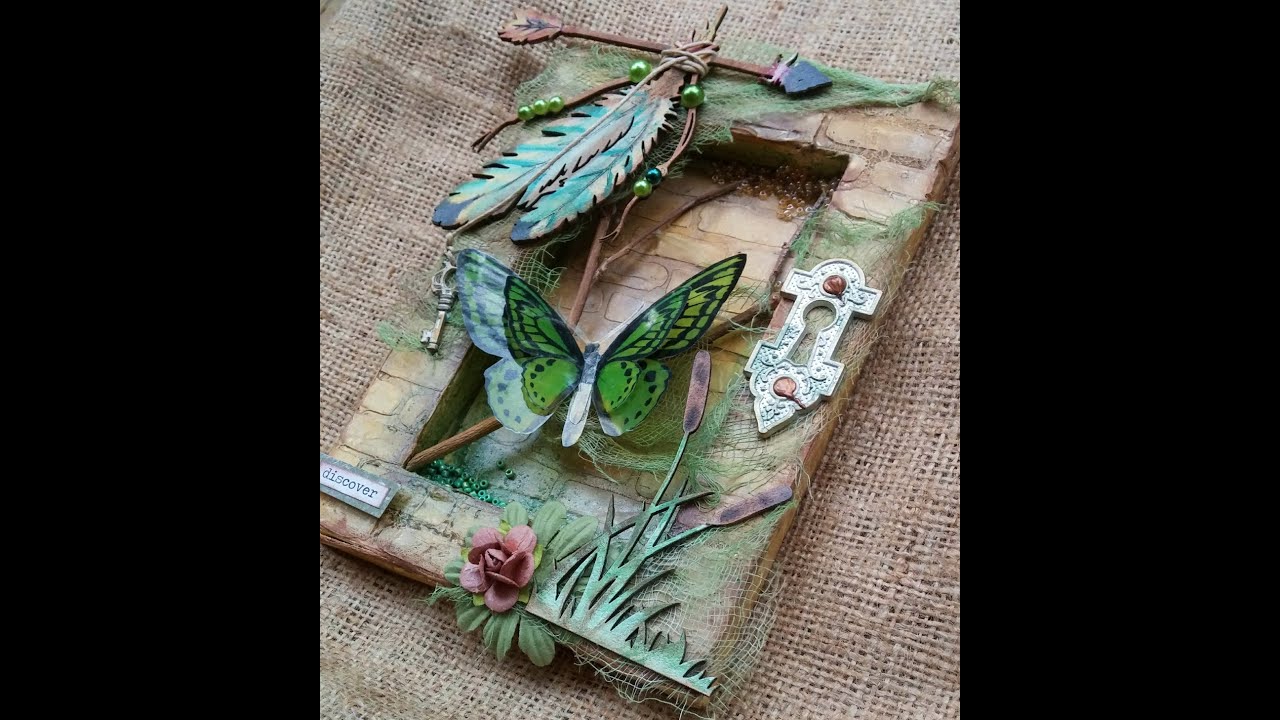 Mixed Media Reverse Canvas Tutorial Discover