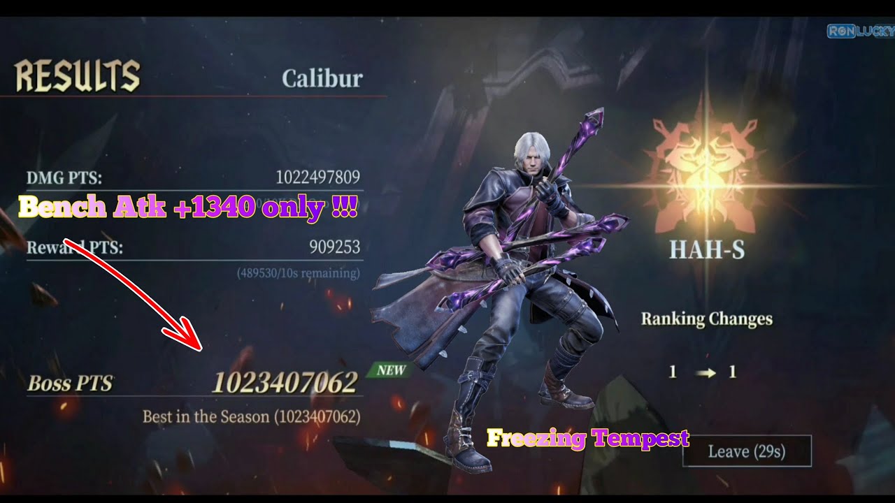 Calibur HAH-S Bosshunt | FT and Duo Lady with Less Bench Atk | Devil May Cry: Peak of Combat