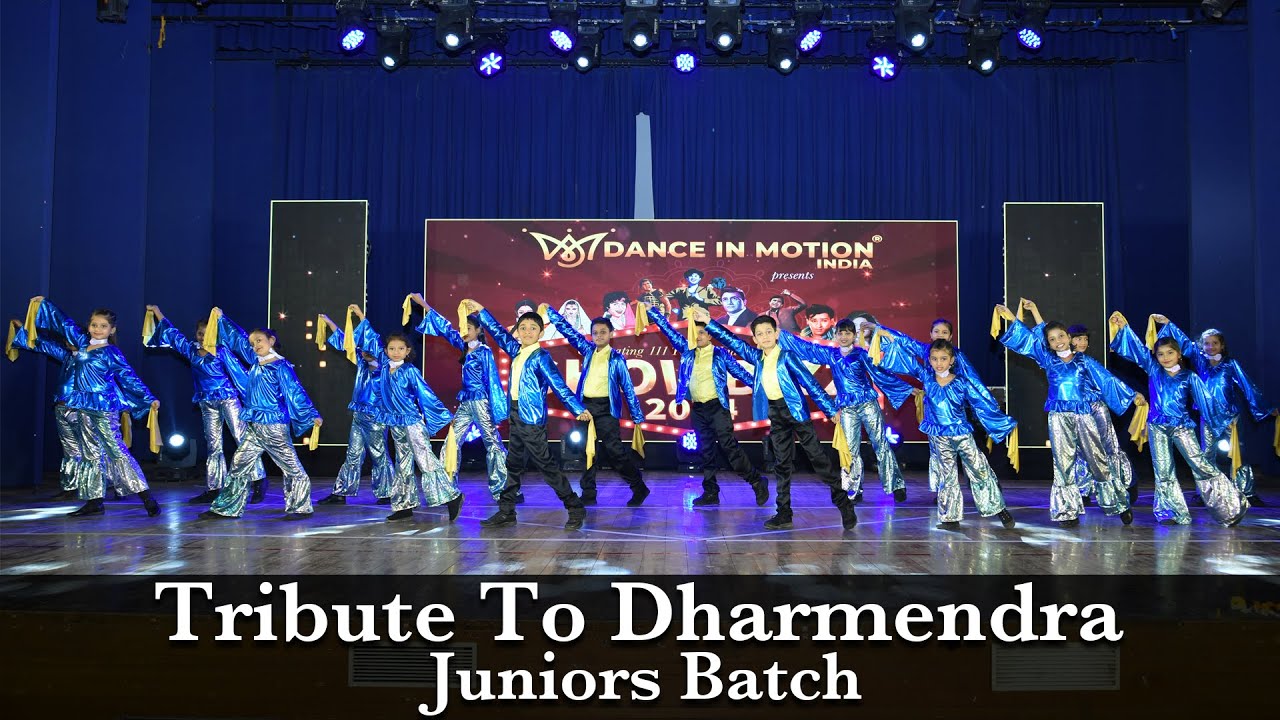 Tribute to Dharmendra : Mesmerizing Dance Performance by Dance in motion india Juniors batch 🌟”