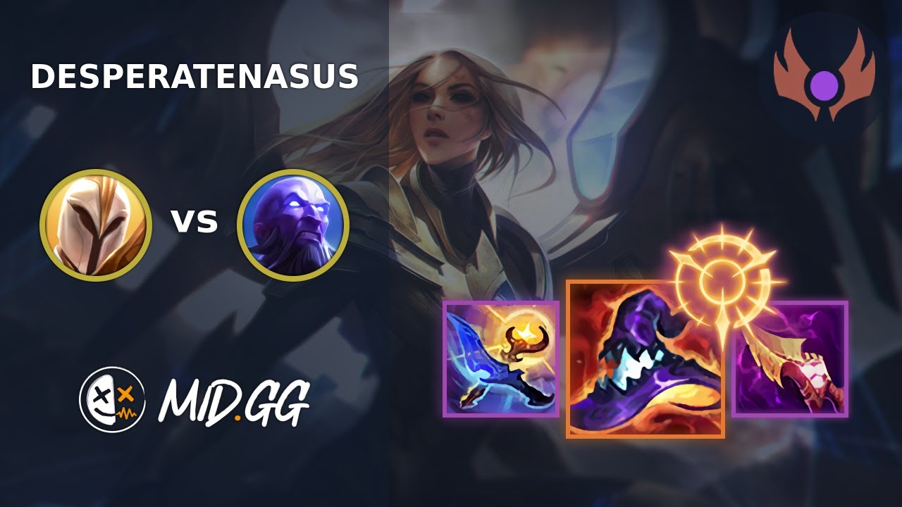 MID.GG: [ DesperateNasus ] Kayle MID vs Ryze | EUW MASTER | LOL Season 2025