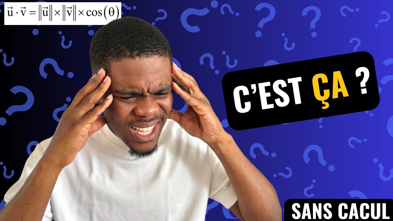 Le produit scalaire ENFIN compris (sans calcul !)