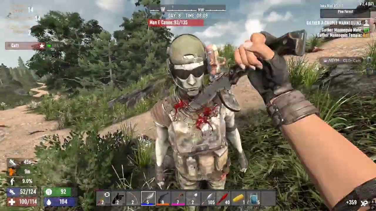 Challenge Accepted S3 Redux Episode 8#gaming #7dtd #jokemod Resourcing for Horde Night