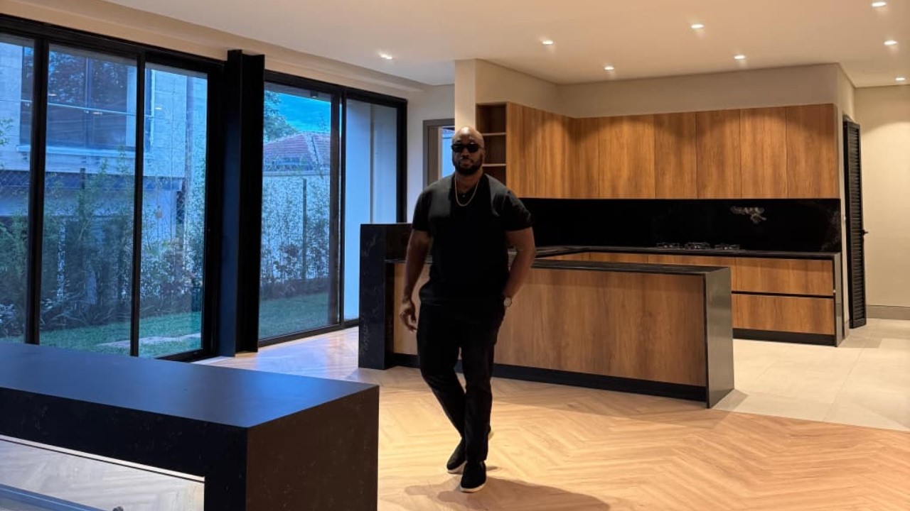 120m villa showstopper — Black steel, Dekton marble, Double Islands, Garden | Property Focus with PJ
