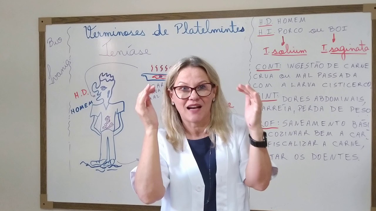 Verminoses de Platelmintos: Ten&iacute;ase e Cisticercose