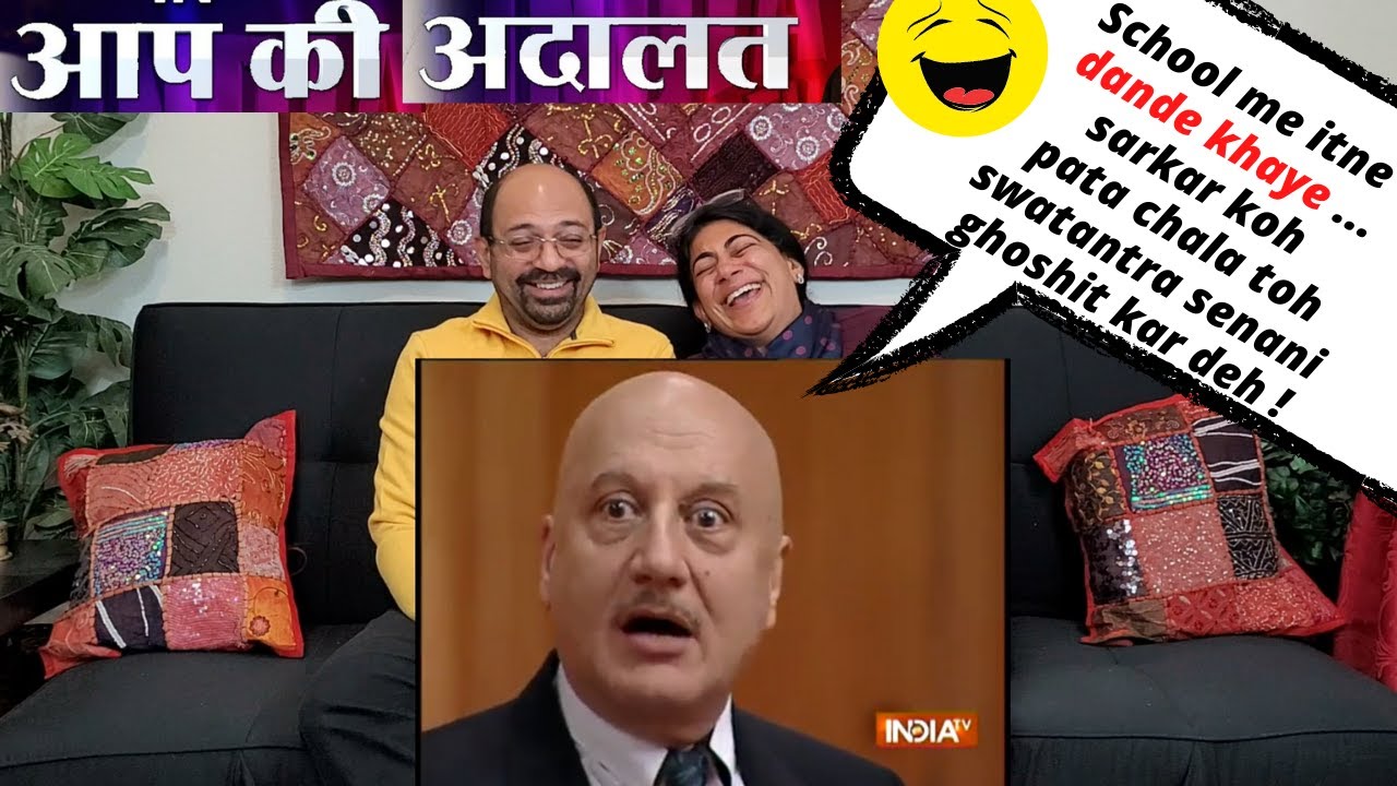 Anupam Kher in Aap Ki Adalat | With Rajat Sharma | Reaction !! 😍👍👌👌
