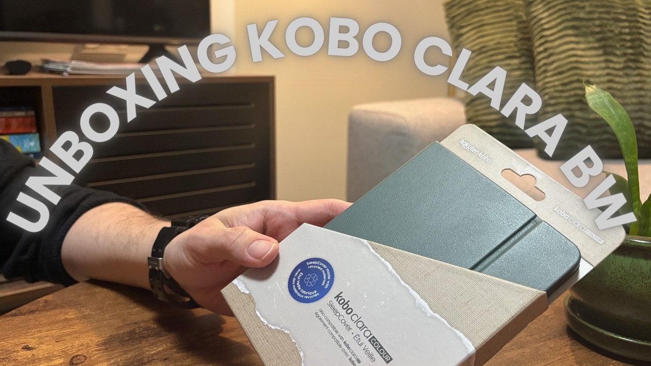 Unboxing Kobo Clara BW & SleepCover