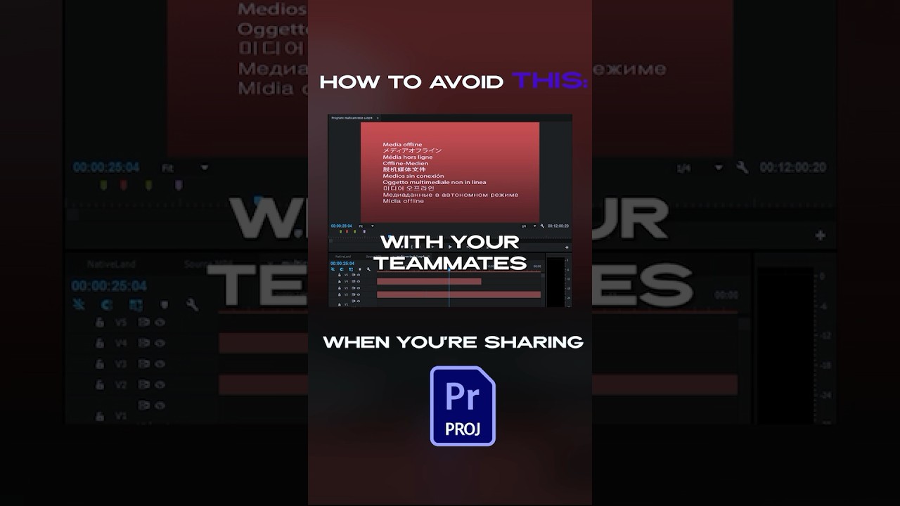 The BEST Way To Share Project Files With Your Teammates (Premiere Pro Tutorial)