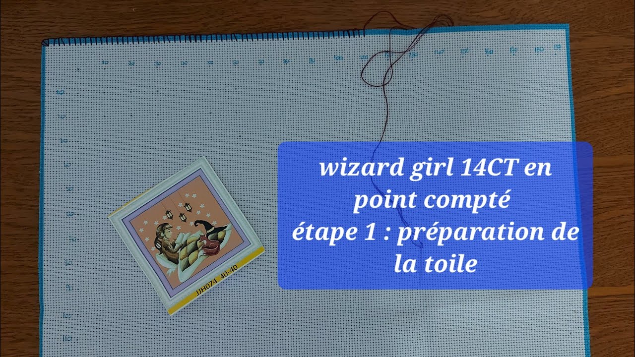 Wizard Girl étape 1 : préparation de la toile