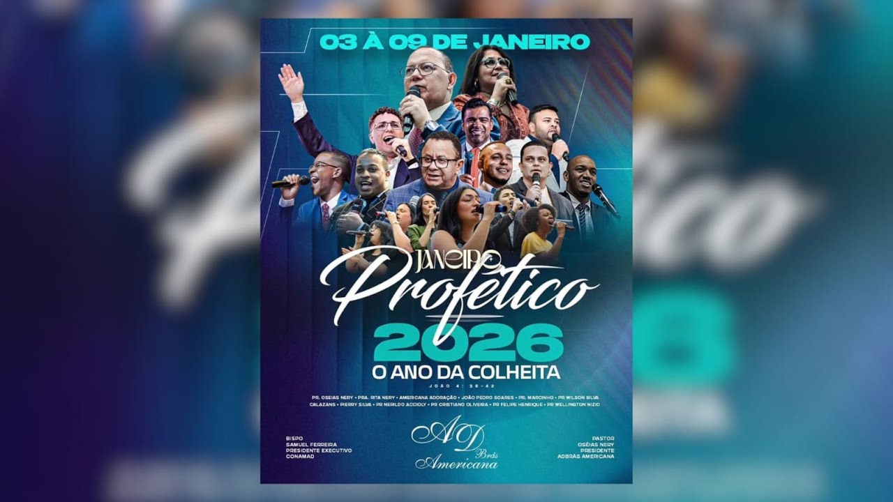 Janeiro Profético 2026 (2° Dia / Noite) | AD Brás Americana