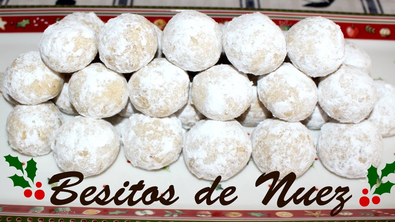 BESITOS DE NUEZ F&aacute;ciles y deliciosos | Postres de Vane