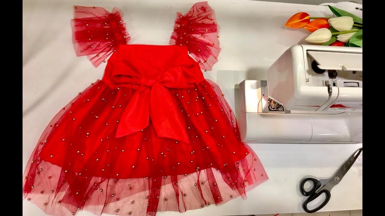Cucire veloce vestito per bambina
