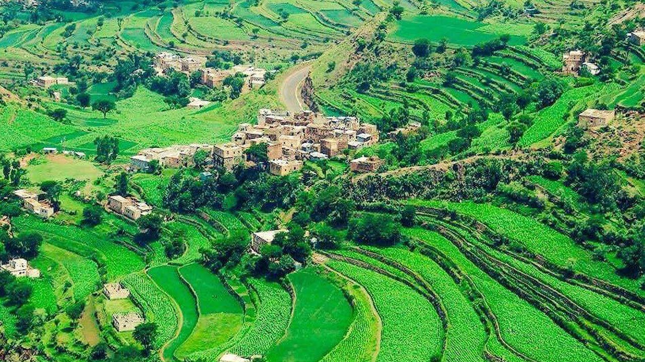 محافظة إب.. لوحة طبيعية تكسوها الخضرة والبهاء