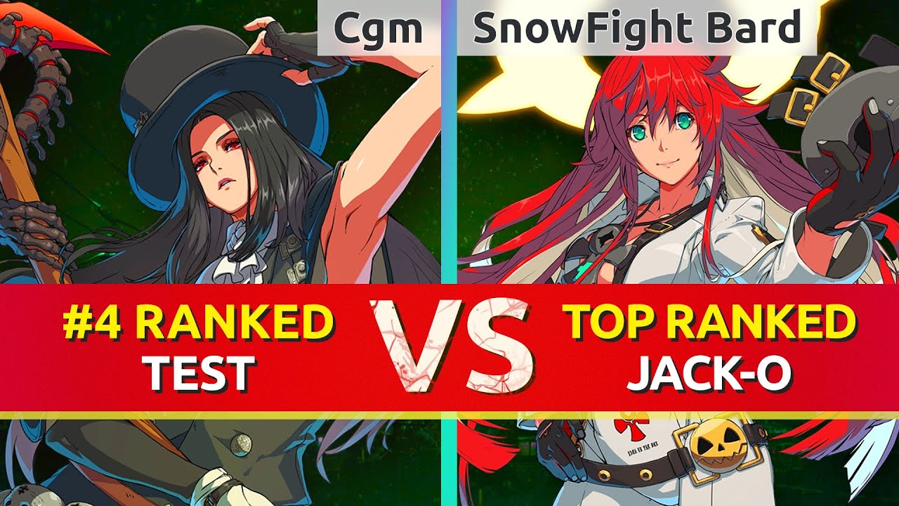 GGST ▰ Cgm (#4 Ranked Testament) vs SnowFight Bard (TOP Ranked Jack-O). High Level Gameplay
