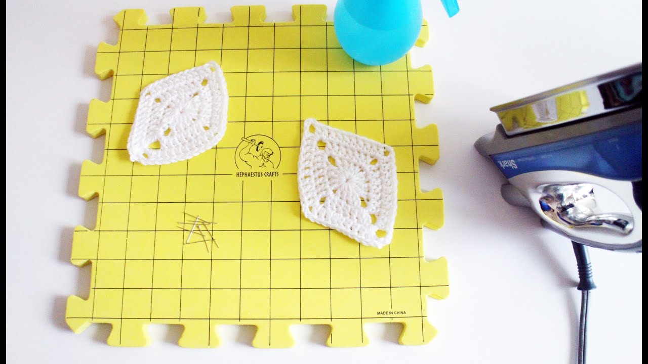 How to Block Crochet (and knitting!)