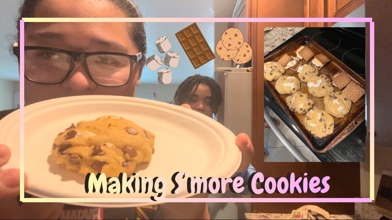 Baking S’mores Cookies