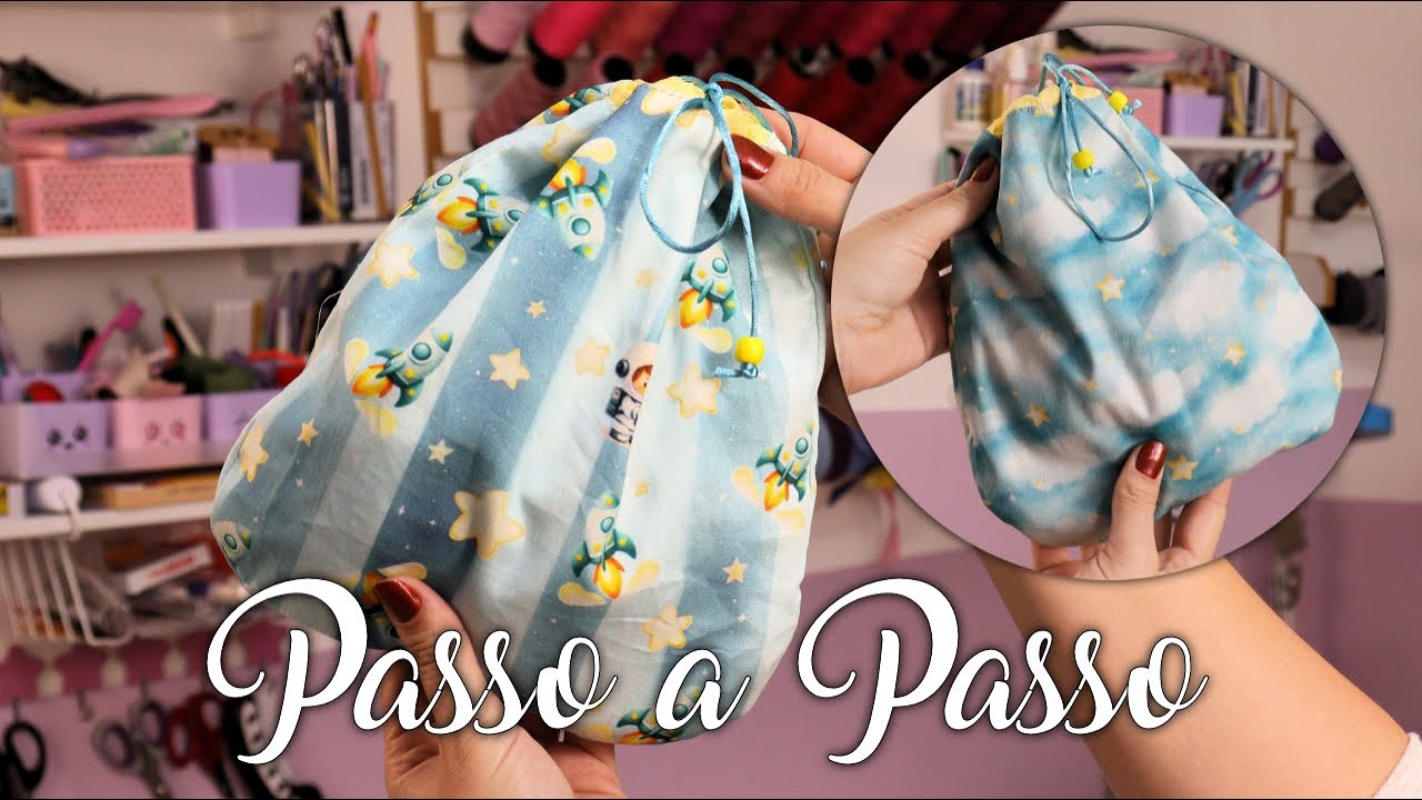 Saquinho Dupla Face | Passo a Passo