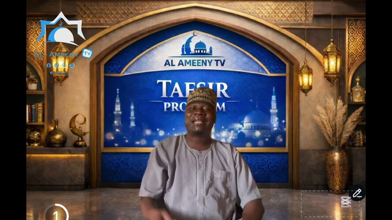 Ramadan Daily tafsir day 5Lecture: Khaleefa Abdur Rahmon Ayofe Almukhlis Alameeny kika al Qur’an 