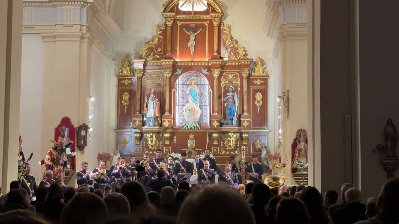 AM Pasión y Muerte de Ajalvir (Madrid)- interpretan Maestro Jesús (marcha propia). 23 noviembre 2024