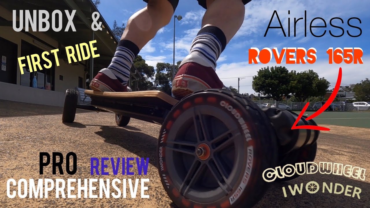 CLOUDWHEEL Rovers 165R Airless All Terrain Tyres - Unbox & First Ride Comprehensive Pro Review V191