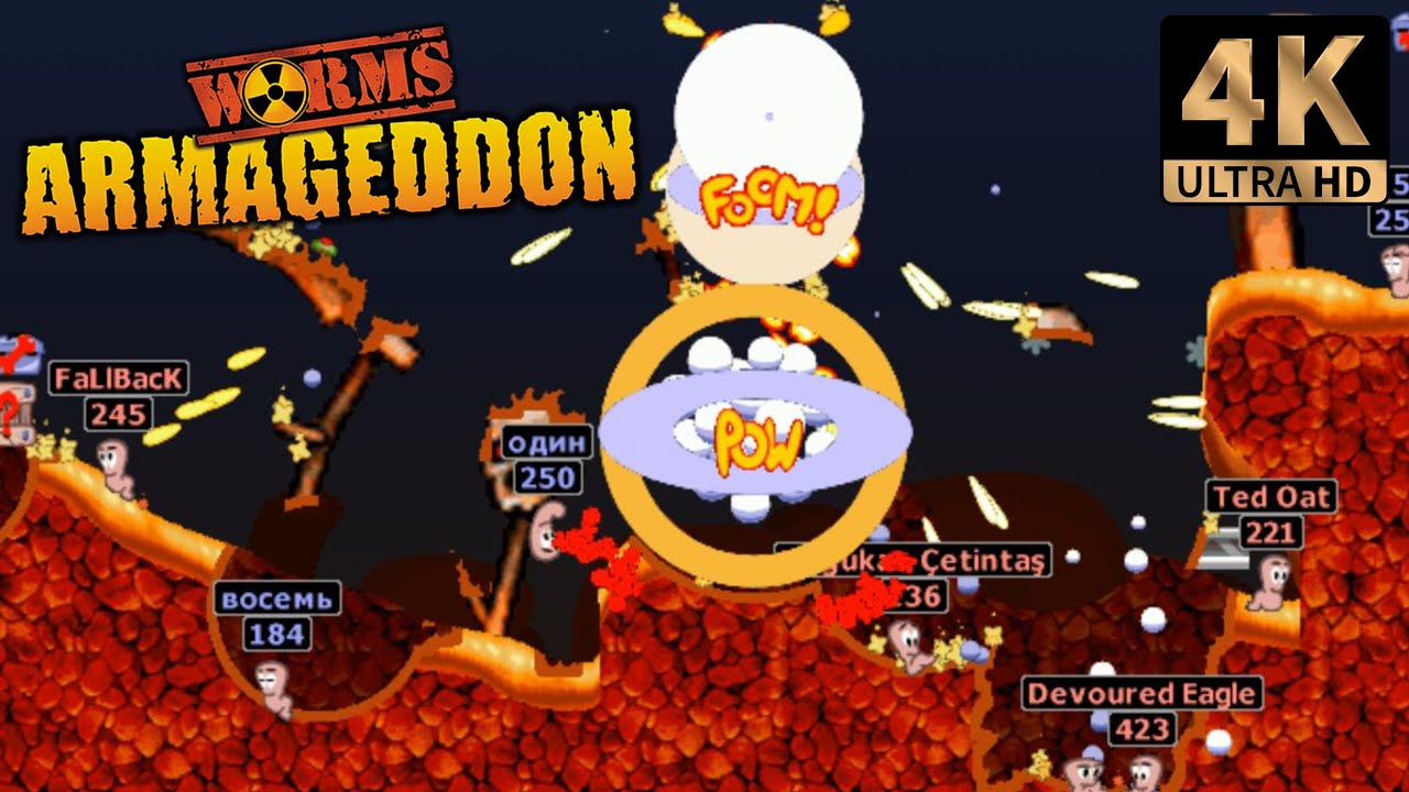 Worms Armageddon Online | Kaos 1v1 | PC 4K