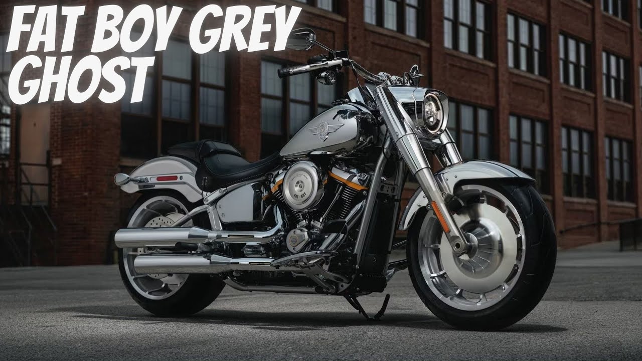 The Harley Davidson Fat Boy Grey Ghost