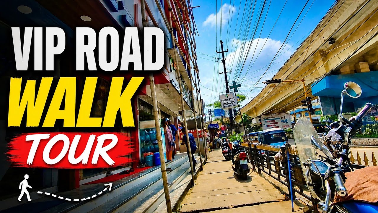 Vip road streets Guwahati [4k] @Openskyodyssey ##openskyodyssey #walking #travel #Guwahati 