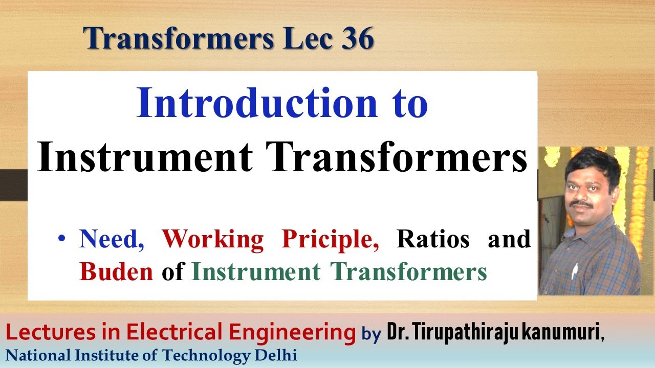 TF36 Introduction to Instrument Transformers