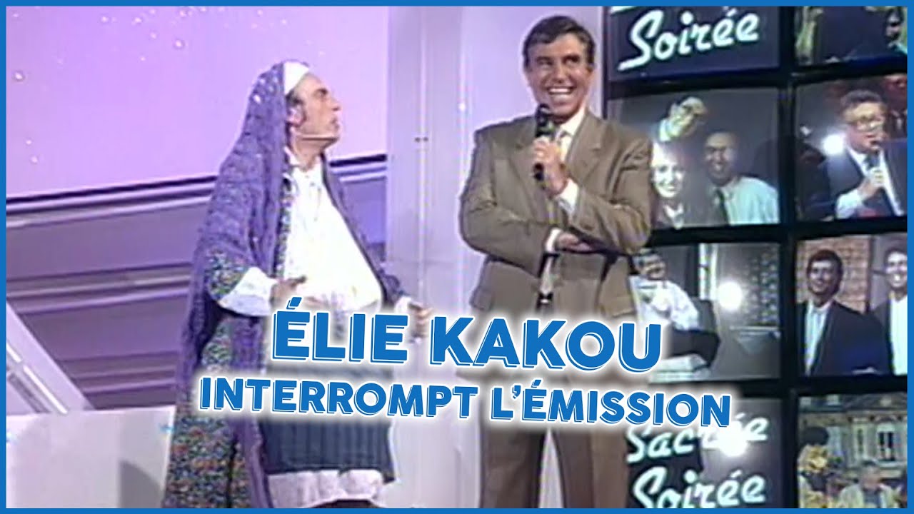 Élie Kakou s'incruste sur le plateau de Sacrée Soirée...😰