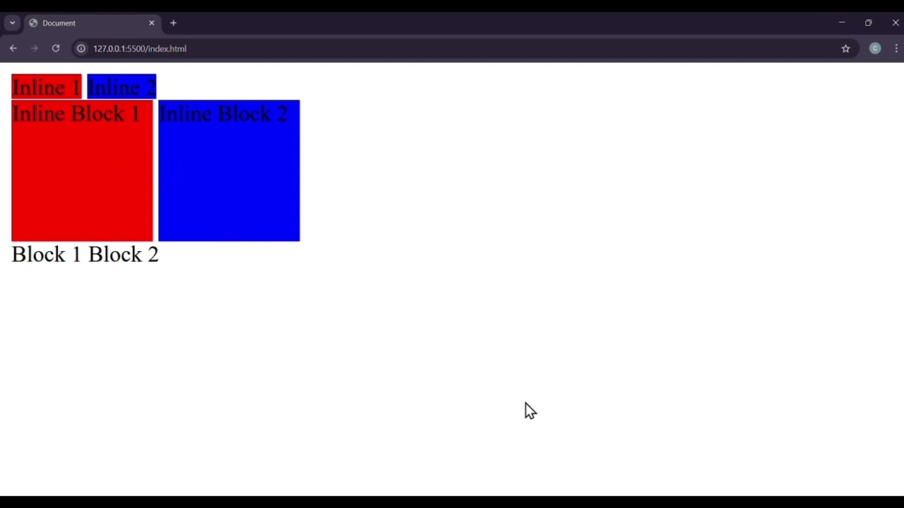 Inline vs Inline-Block vs Block in CSS | Explained Simply with Examples | Frontend Basics