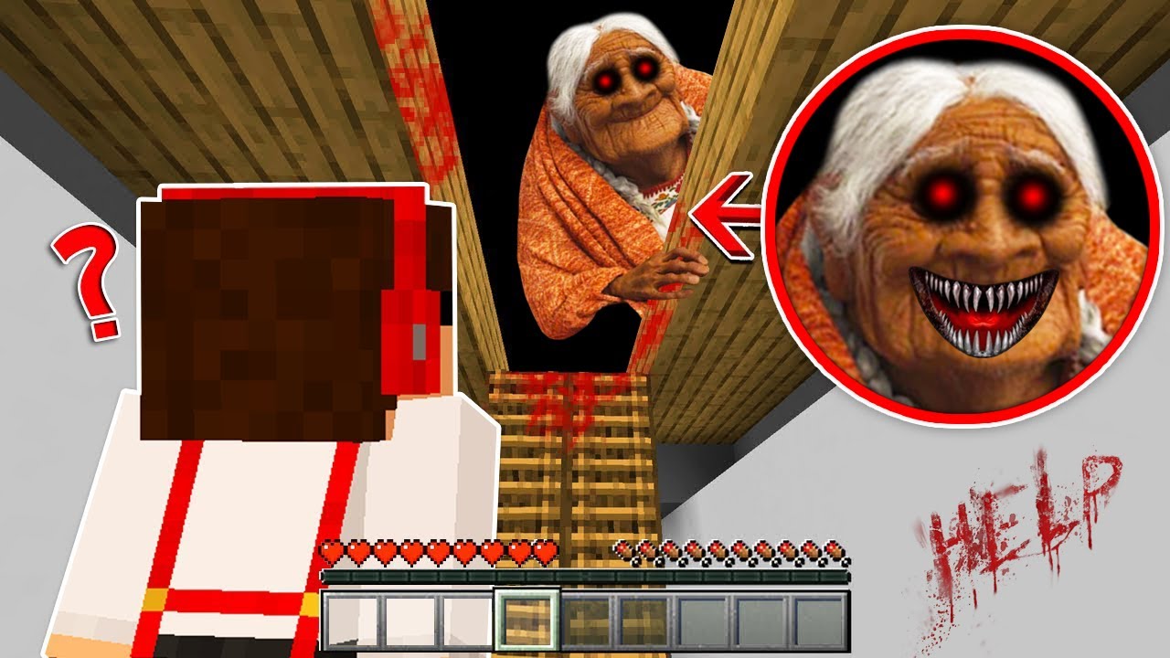 NIE ZAGLĄDAJ NA STYCH STRASZNEJ BABUSZKI W MINECRAFT?! GPLAY & LUMI
