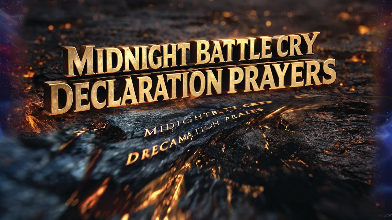 MIDNIGHT BATTLE CRY DECLARATION PRAYERS | 24/7 Spiritual Warfare & Breakthrough