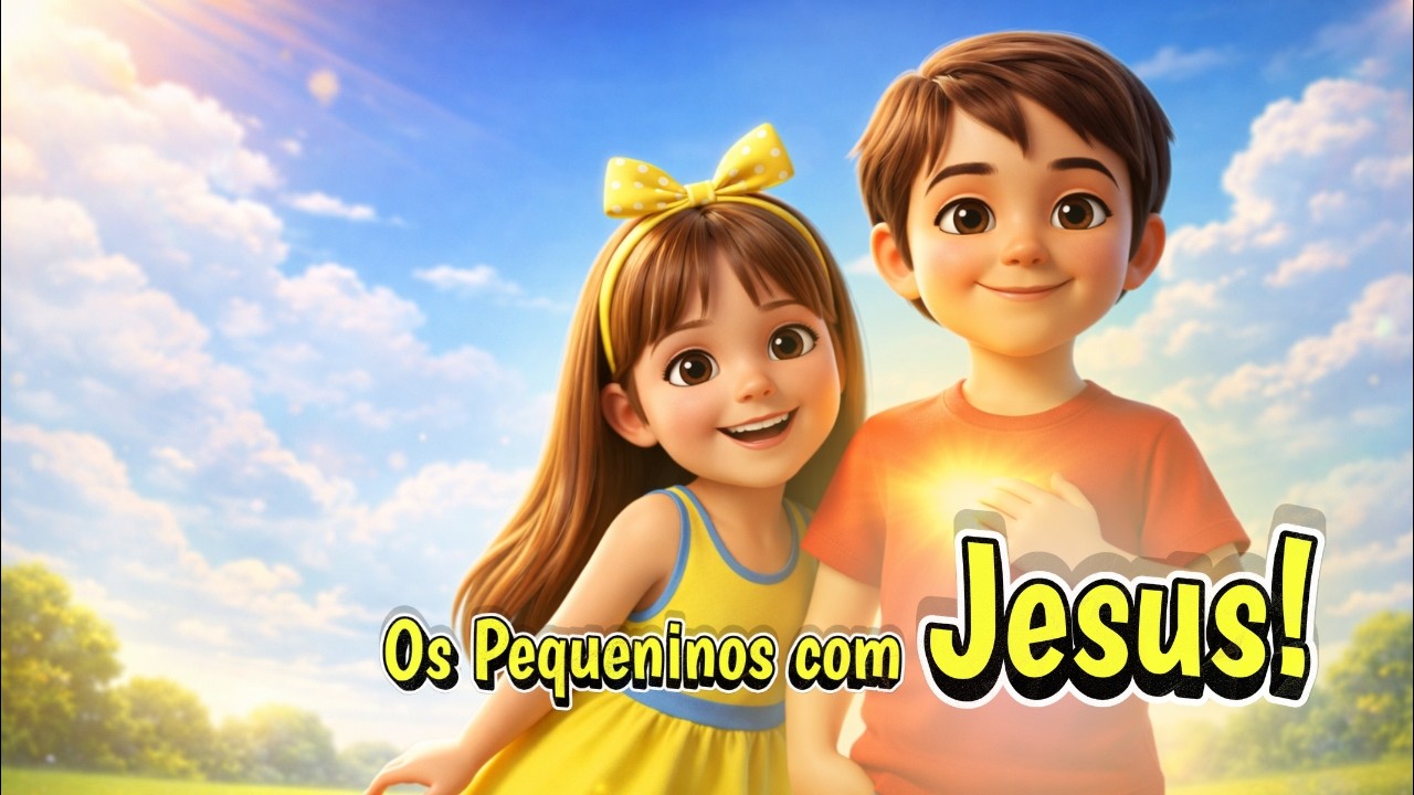 Os Pequeninos | Música Infantil Cristã Animada | Louvor Infantil com Jesus