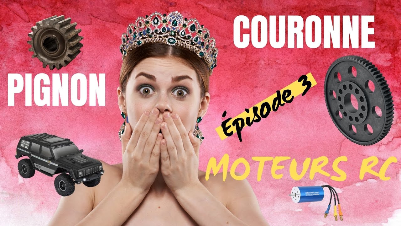 Moteur RC - Ep. 3 | Pignon & couronne | C'est quoi le rapport ?