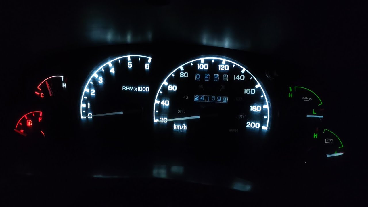 Cambio de luces para cluster // Ford Ranger 2002