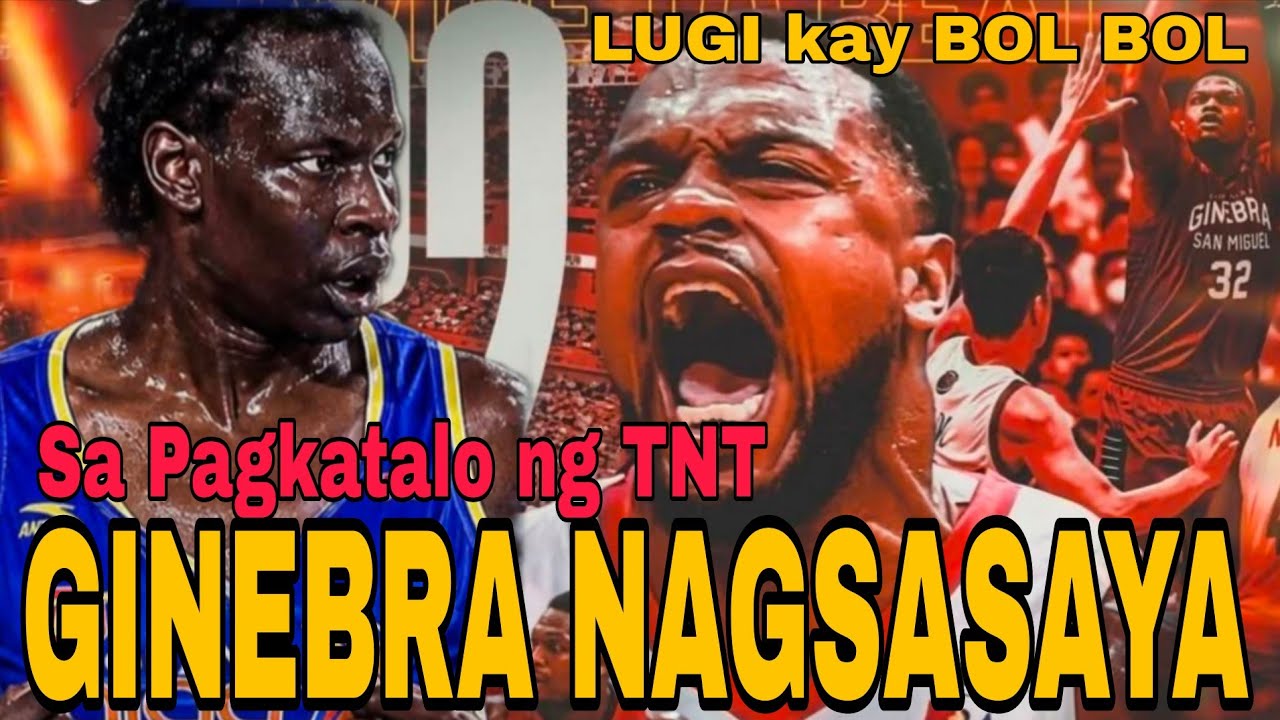 GINEBRA NATUWA NATALO ANG TNT @HalSportsRepblk 