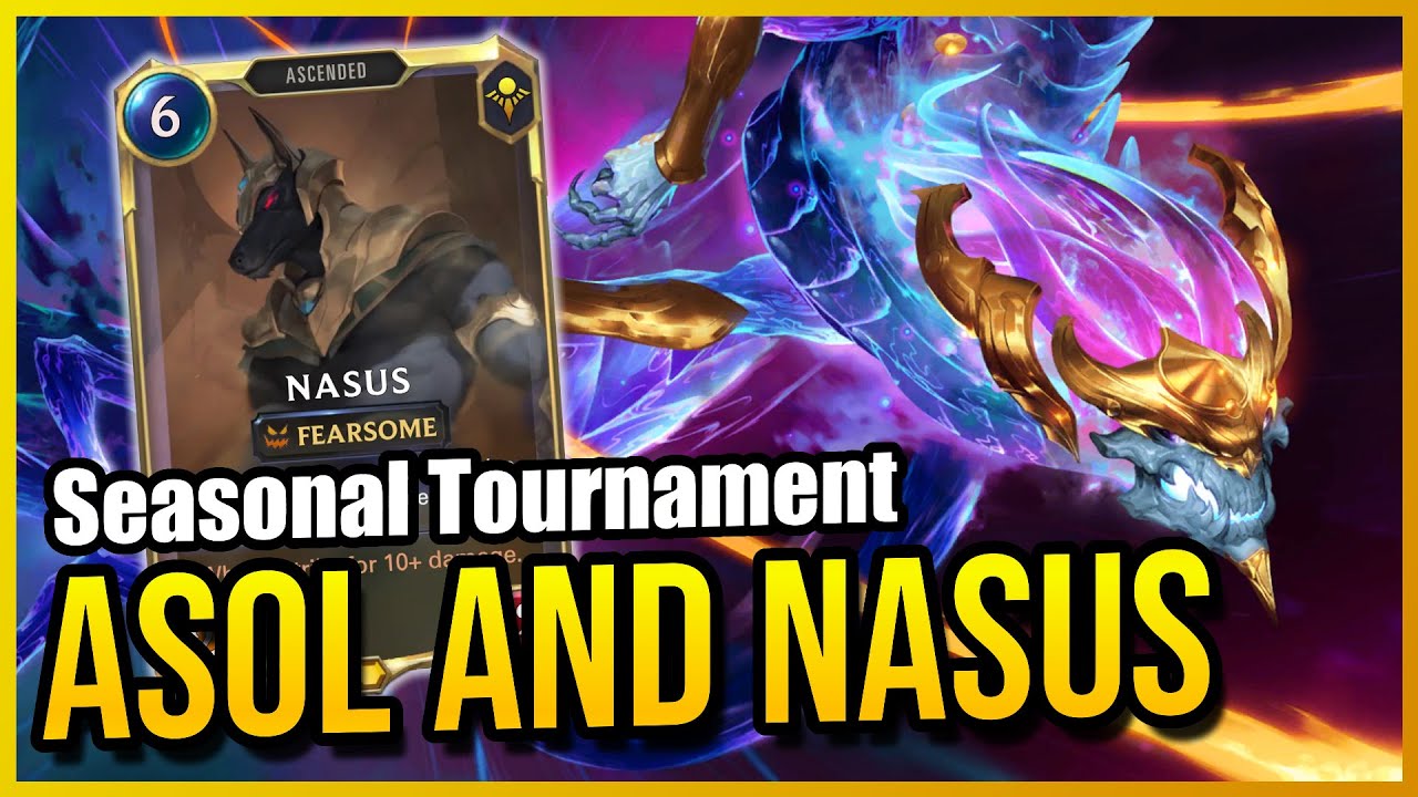 The BEST decks in the meta | Zoe Asol Nasus Thresh Seasonal Tournament | Legends of Runeterra