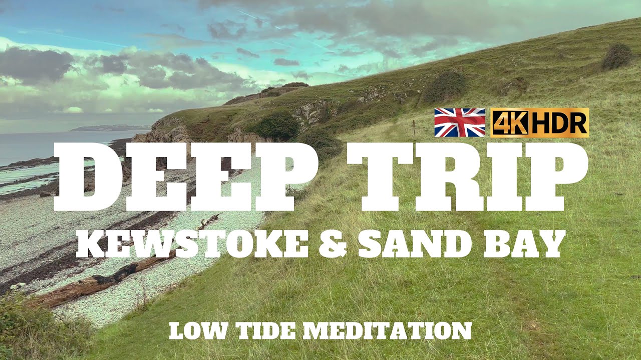 The Magic of Low Tide at Weston-super-Mare | A Solo Meditative Walk on the Beach to Find Peace, HDR