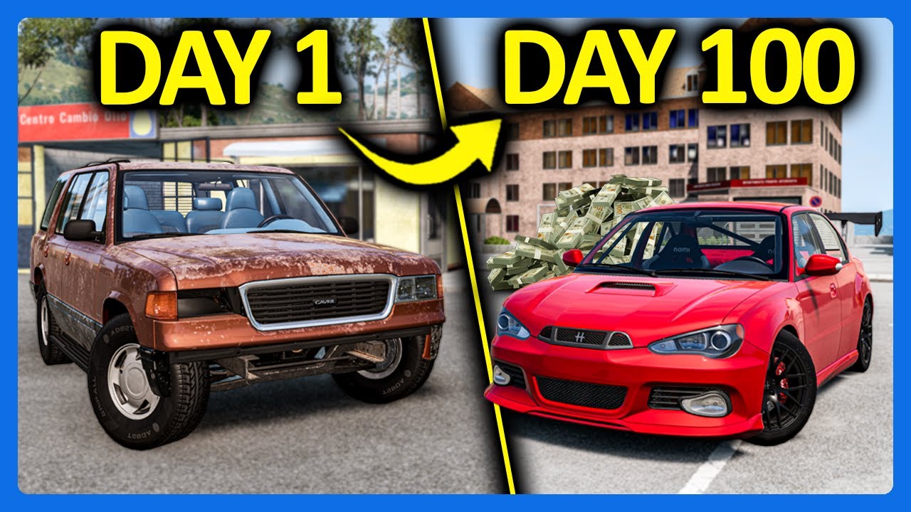 From Broke to $1,000,000... (BeamNG Rags to Riches)