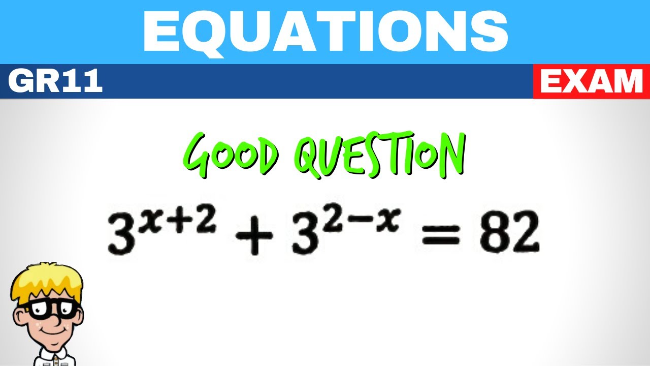9b) Exponential equations gr 11