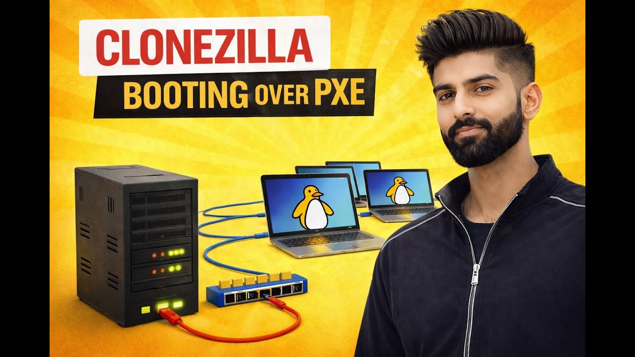 Clonezilla Over PXE Network | Disk Cloning Without USB | Step-by-Step Tutorial
