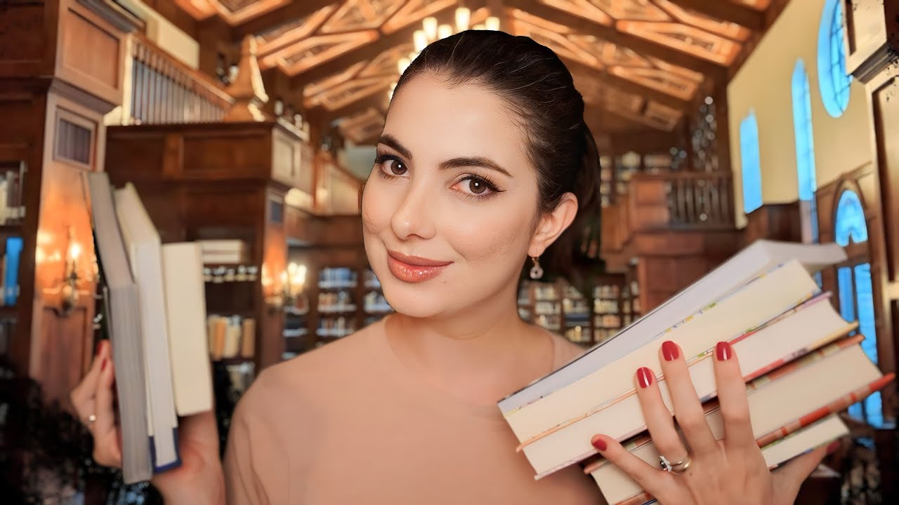 ASMR NA BIBLIOTECA DE OXFORD - Sons de livros, páginas e sussurros | Sweet Carol