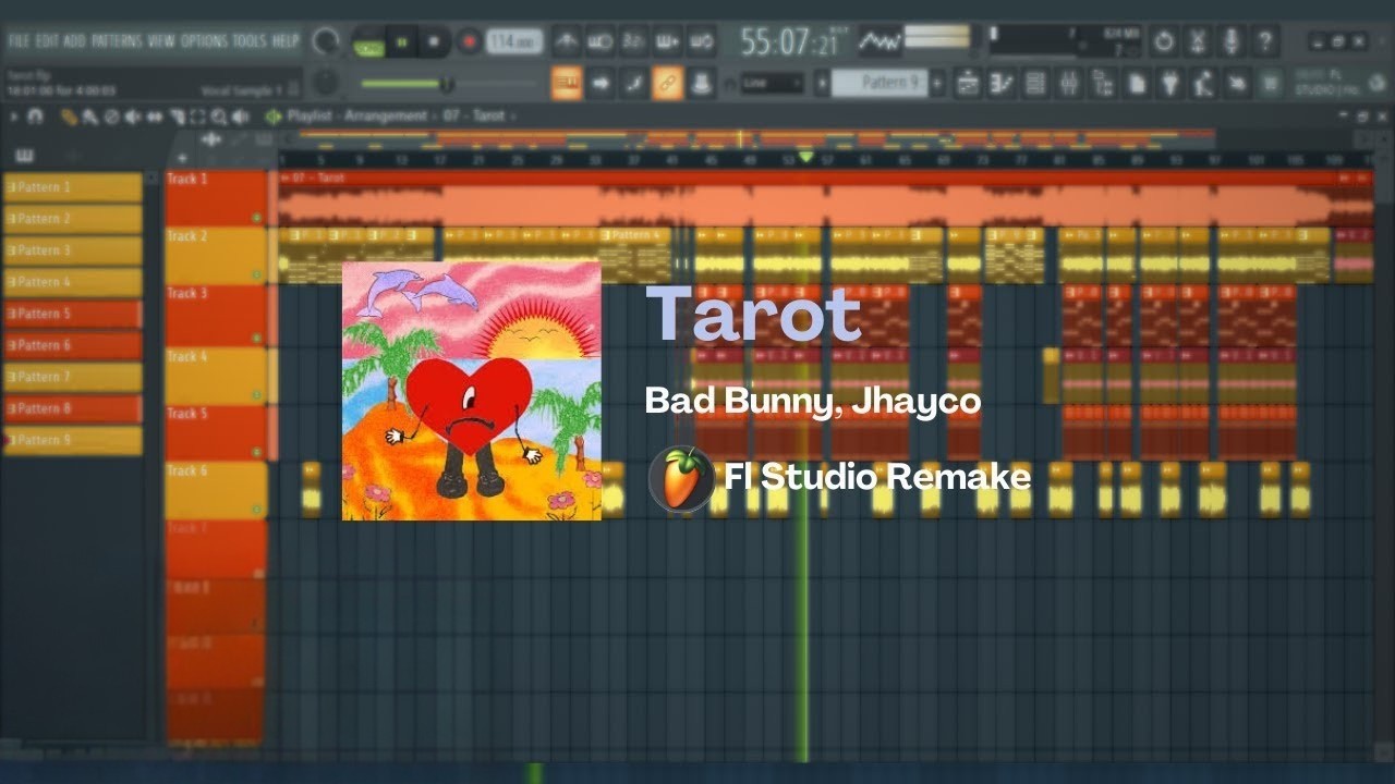 Bad Bunny (ft. Jhayco) - Tarot (FL Studio Remake) | Un Verano Sin Ti