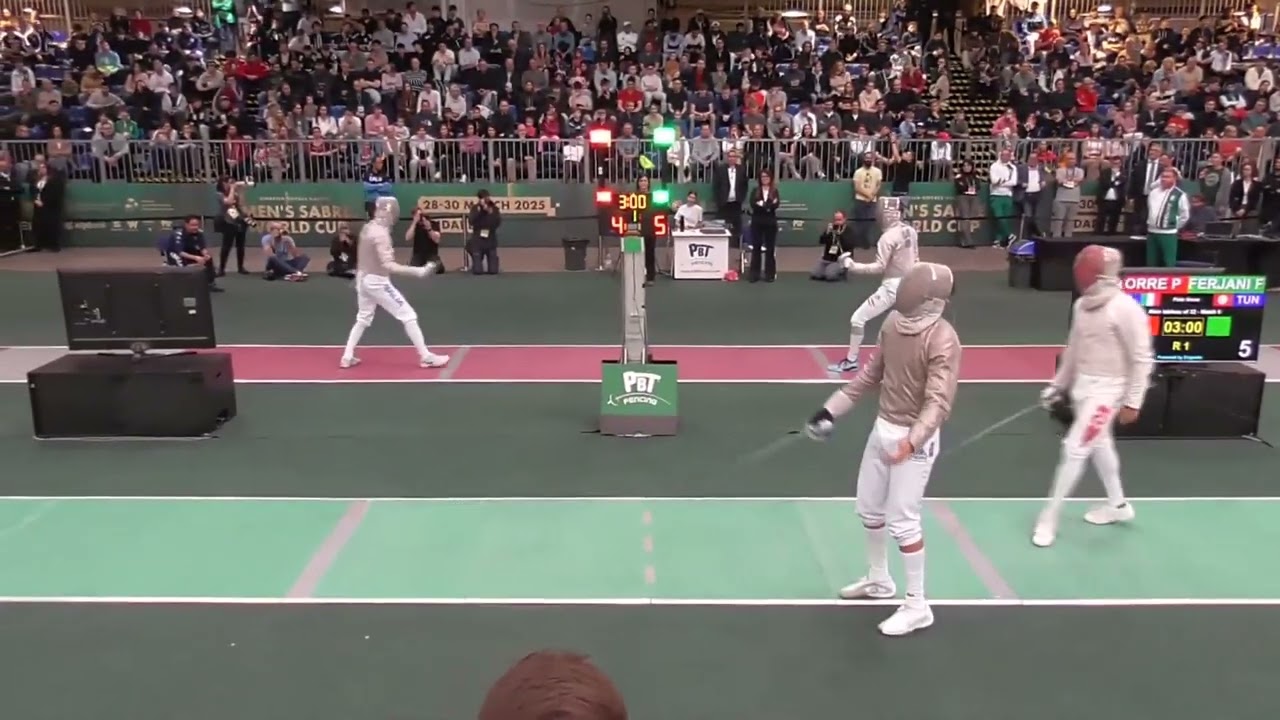 Budapest World Cup 2025 SMS - L32 - Pietro Torre ITA v Fares Ferjani TUN