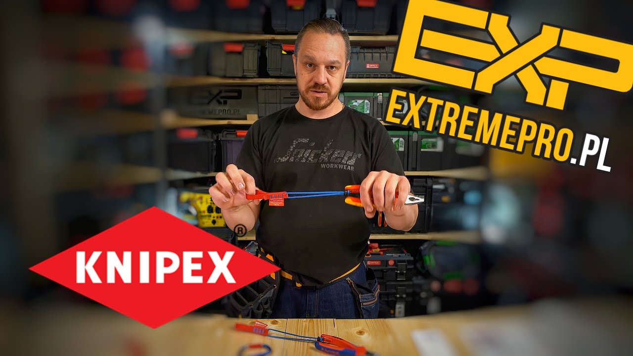 KNIPEX TT system zabezpieczenia narzędzi przed upadkiem [4K]