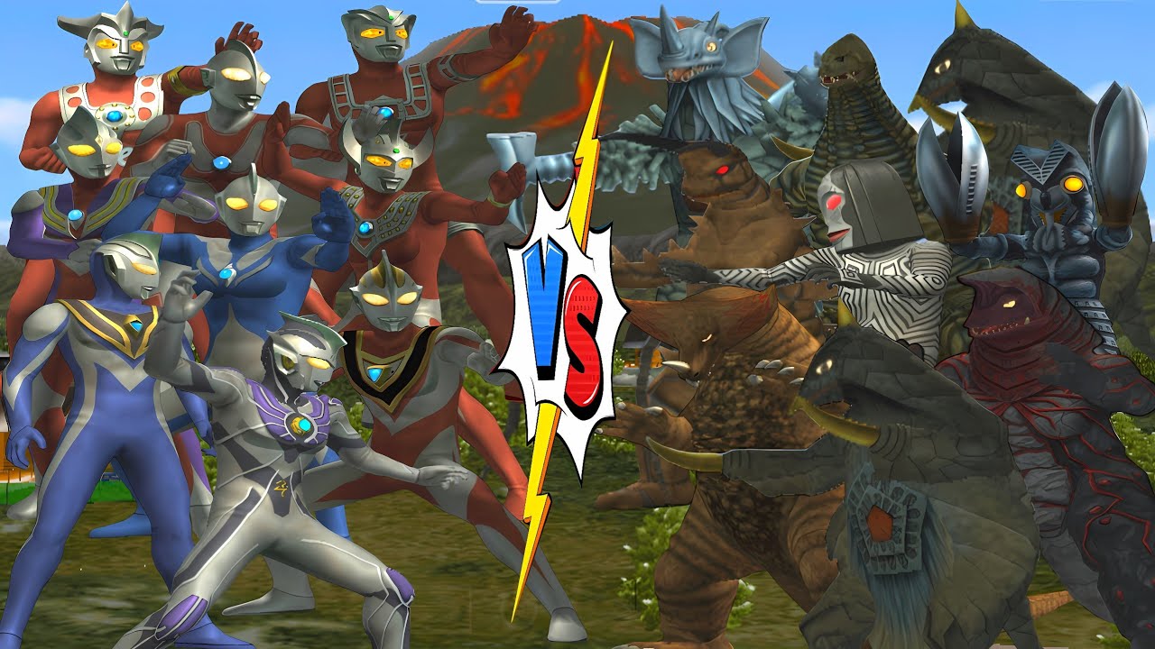 ウルトラマン LEGEND VS BEMSTAR, ULTRAMAN AGUL VS GOLZA, GAIA VS GOMORA, COSMOS VS ALIEN DADA #ウルトラマン #怪獣 