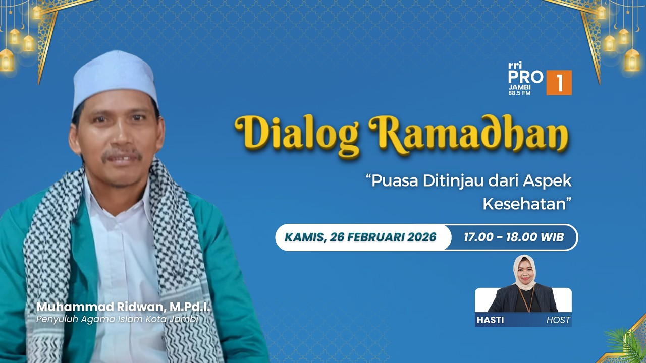 🔴 [ LIVE ] DIALOG RAMADHAN  |   KAMIS,  26 FEBRUARI 2026