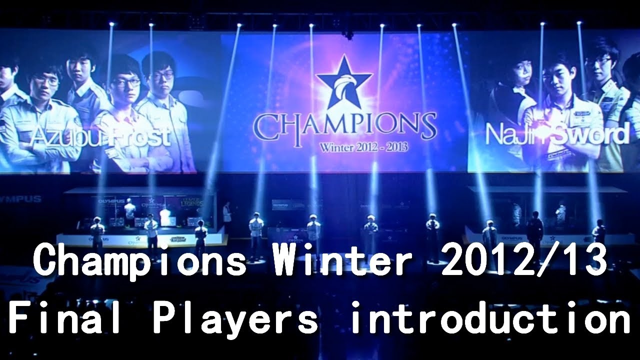 OLYMPUS Champions Winter 2012/13 - Final Players introduction